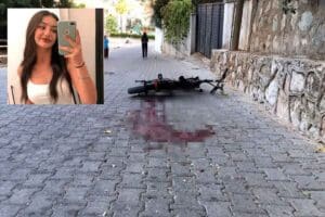 Muğla'nın Marmaris il&ccedil;esinde kullandığı elektrikli bisikletten d&uuml;ş&uuml;p, hayatını kaybeden Berfin