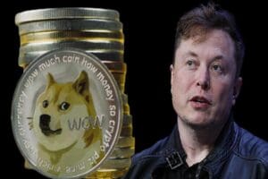 Milyarder iş adamı Elon Musk sokakta kripto paralar ve Dogecoin