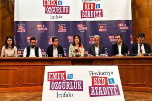 Halkların Demokratik Partisi'nin (HDP) de yer aladığı Emek ve Özgürlük