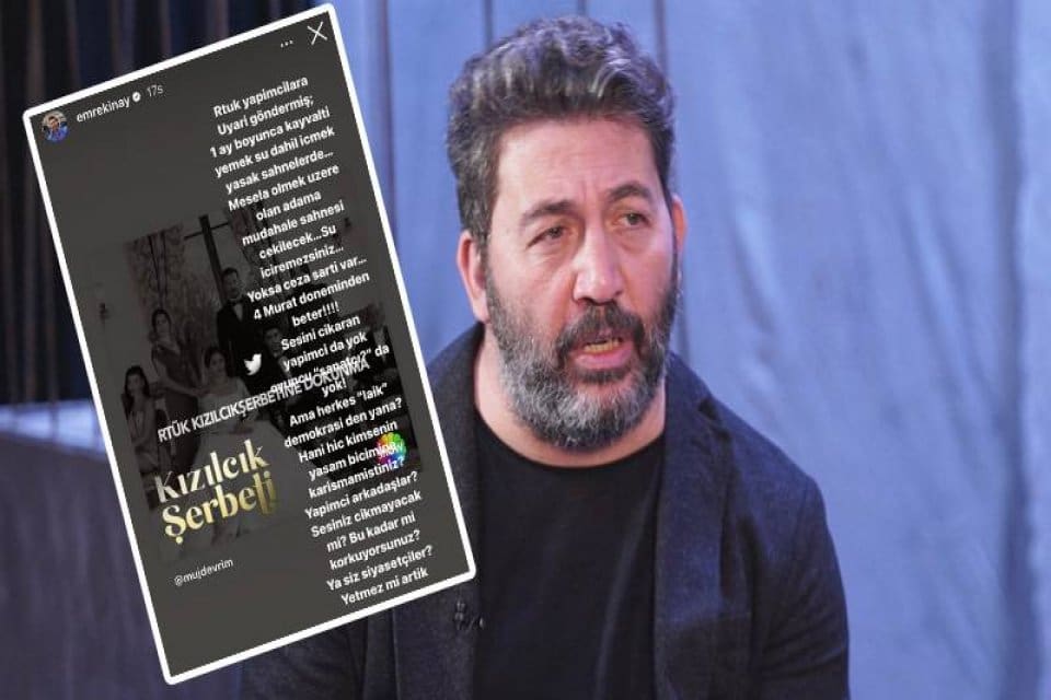 &Uuml;nl&uuml; oyuncu Emre Kınay, sosyal medya hesabından yaptığı paylaşımda, Radyo