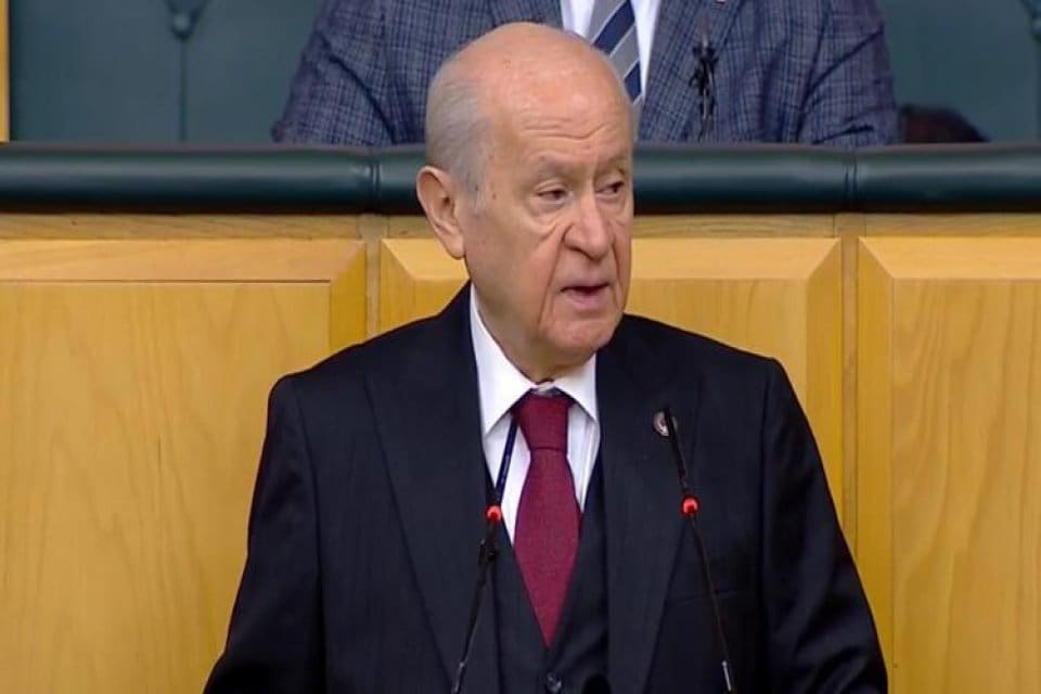 MHP Genel Başkanı Devlet Bah&ccedil;eli partisinin TBMM'deki grup toplantısında a&ccedil;ıklamalarda