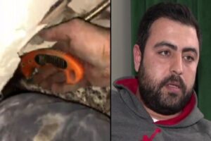 Kahramanmaraş merkezli depremde, kaldığı otelden ka&ccedil;maya &ccedil;alışırken g&ouml;&ccedil;&uuml;k altında sıkışan