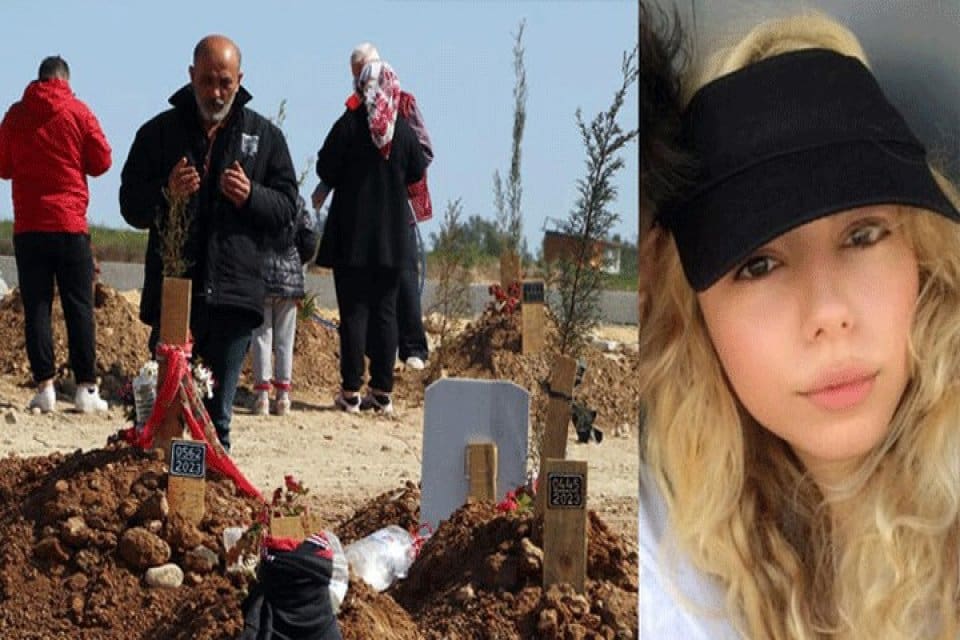 Kahramanmaraş 'ta depremde yıkılan binanın enkazında kalan Canan G&uuml;neş&nbsp; ile