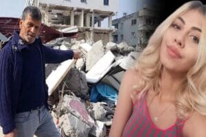 Kahramanmaraş merkezli depremlerde Hatay'ın İskenderun il&ccedil;esinde yıkılan Sarıg&uuml;l Melek Hatun