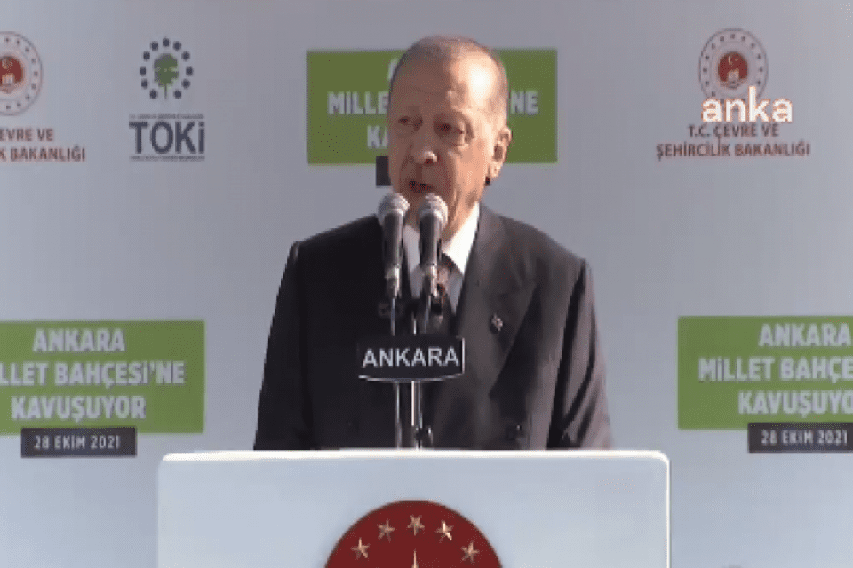 Cumhurbaşkanı Erdoğan, Ankara AKM Millet Bah&ccedil;esi A&ccedil;ılış T&ouml;reni'nde yaptığı a&ccedil;ıklamalarda