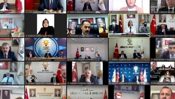 Erdoğan'dan AK Parti teşkilatıyla bayramlaştı… İl başkanları adına Sürekli konuştu!