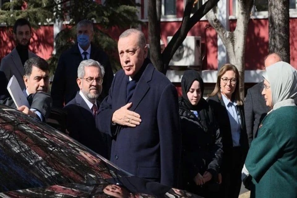 Cumhurbaşkanı Recep Tayyip Erdoğan ve eşi Emine Erdoğan, Kahramanmaraş merkezli