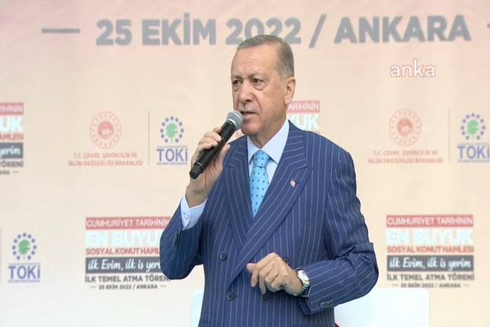 Cumhurbaşkanı Erdoğan, "İlk Evim, İlk İşyerim Projesi İlk Temel Atma
