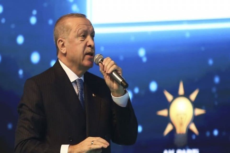 AK Parti 7.Olağan B&uuml;y&uuml;k Kongresi a&ccedil;ılış konuşmasında Ankara Kapalı Spor