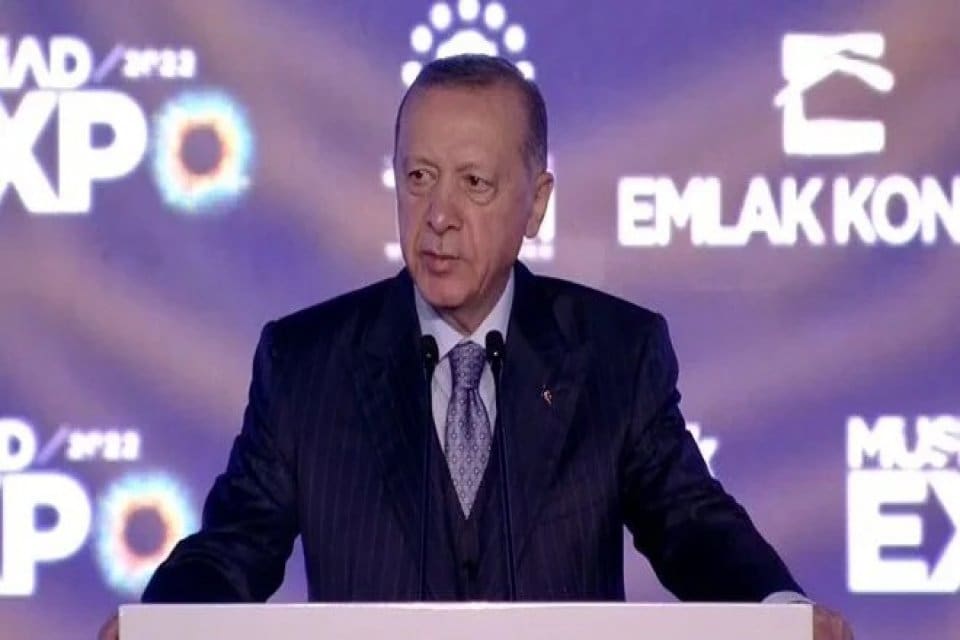 M&Uuml;SİAD EXPO fuarına katılan Cumhurbaşkanı Erdoğan, Rusya Devlet Başkanı Putin