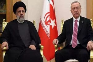 Cumhurbaşkanı Recep Tayyip Erdoğan, İran Cumhurbaşkanı İbrahim Reisi ile bir
