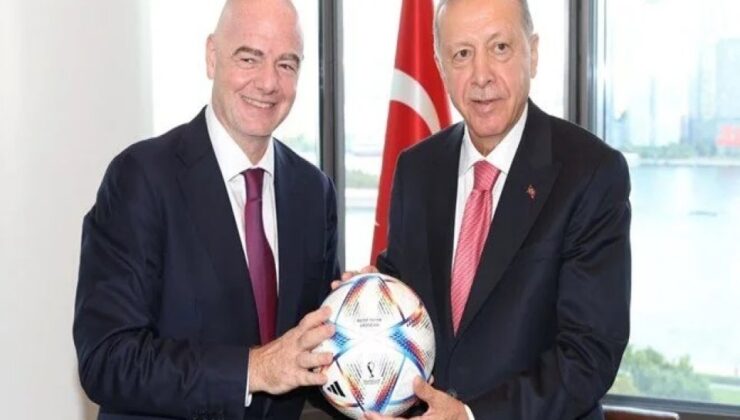 Erdoğan-Infantino görüşmesinde gündem Dünya Kupası