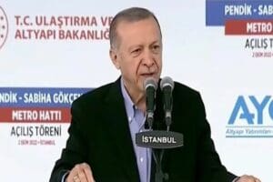 Cumhurbaşkanı Recep Tayyip Erdoğan, Sabiha G&ouml;k&ccedil;en İstasyonu'nda Pendik-Sabiha G&ouml;k&ccedil;en Metro