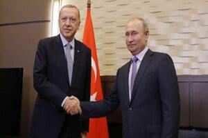 Cumhurbaşkanı Recep Tayyip Erdoğan, Rusya Devlet Başkanı Vladimir Putin ile