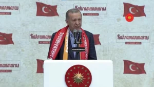 AK Parti Genel Başkanı ve Cumhurbaşkanı Recep Tayyip Erdoğan, Kahramanmaraş’ta açıklamalarda