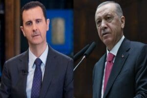 Suriye Devlet Başkanı Beşar Esad, Cumhurbaşkanı Recep Tayyip Erdoğan ile