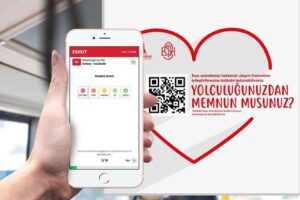 İzmir Büyükşehir Belediyesi ESHOT Genel Müdürlüğü yolcuların geri bildirim yapabilmelerini