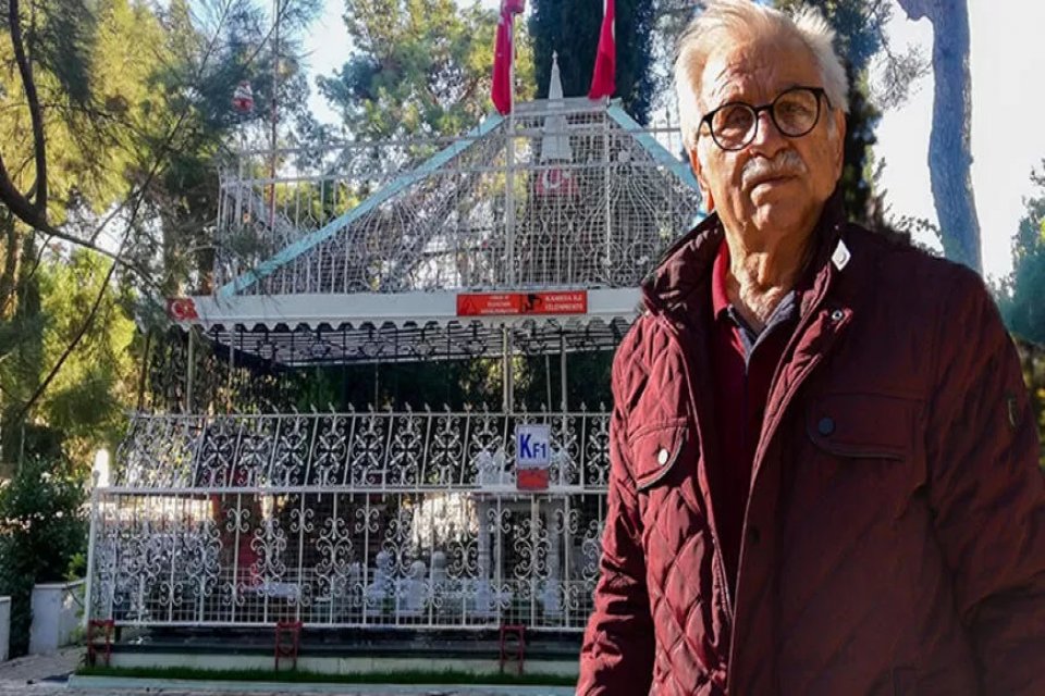 Antalya’da, eşine verdiği en güzel kabri yaptırma sözünü 23 yıl