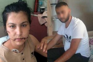 İzmir'in Buca ilçesinde, dini nikahlı yaşadığı Aysel Perkgün'ü (28) darbedip