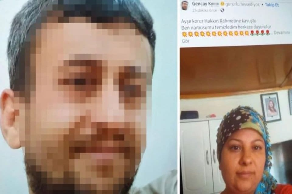 &Ccedil;anakkale Ezine'de eşini t&uuml;fekle &ouml;ld&uuml;ren Gencay Korur, sosyal medyada 'Gururlu