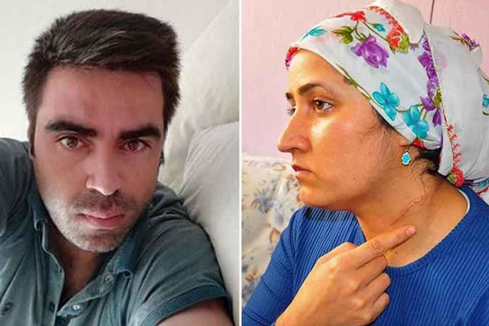MANİSA'da kendisinden boşanmak isteyen eşi Esra Oymak'ı (31) &ccedil;ocuklarının g&ouml;z&uuml;
