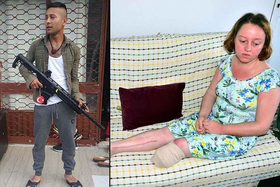 İZMİR'in Karabağlar il&ccedil;esinde eşi Manolya Akman'ı (33) pompalı t&uuml;fekle vurup