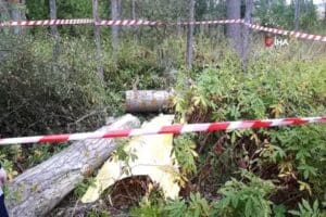 Muğla'nın Dalaman il&ccedil;esindeki ormanda, eşinin kestiği ağacın&nbsp;dalının altında kalan Nurdane