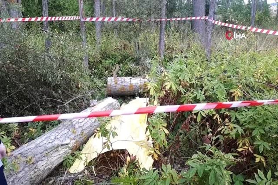 Muğla'nın Dalaman il&ccedil;esindeki ormanda, eşinin kestiği ağacın&nbsp;dalının altında kalan Nurdane
