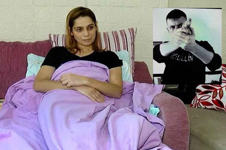 Eskişehir'de, kızının g&ouml;z&uuml; &ouml;n&uuml;nde eski eşi Duygu Şeker'i (34) 5