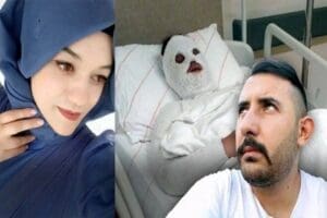 Konya'da eski nişanlısının y&uuml;z&uuml;ne kimyasal madde atan zanlı i&ccedil;in istenen