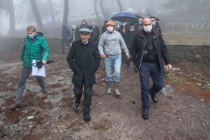 İzmir Büyükşehir Belediyesi, şirketleri arasındaki Grand Plaza üzerinden  Yamanlar Dağı’nda sanatoryum