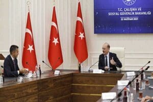 T&uuml;rkiye İşveren Sendikaları Konfederasyonu, &Ccedil;alışma ve Sosyal G&uuml;venlik Bakanı Vedat