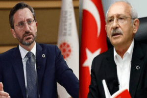 İletişim Başkanı&nbsp;Fahrettin Altun, Millet İttifakı'nın Cumhurbaşkanı Adayı&nbsp;Kemal Kılı&ccedil;daroğlu'nun kendisi hakkındaki