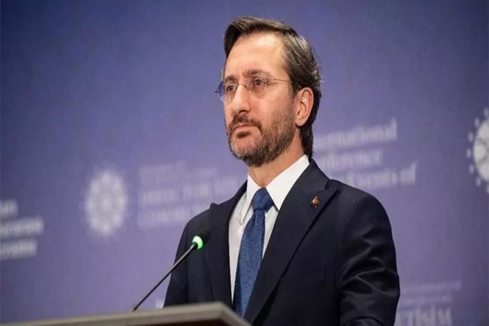 İletişim Başkanı Fahrettin Altun, İsrail g&uuml;&ccedil;lerinin Mescid-i Aksa&rsquo;ya d&uuml;zenlediği baskını