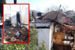 Antalya'da gecekonduda bilinmeyen bir nedenle &ccedil;ıkan yangında Muharrem Barış (54)