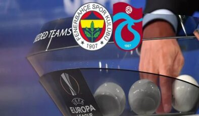 Fenerbahçe ve Trabzonspor'un UEFA Avrupa Ligi rakipleri belli oldu