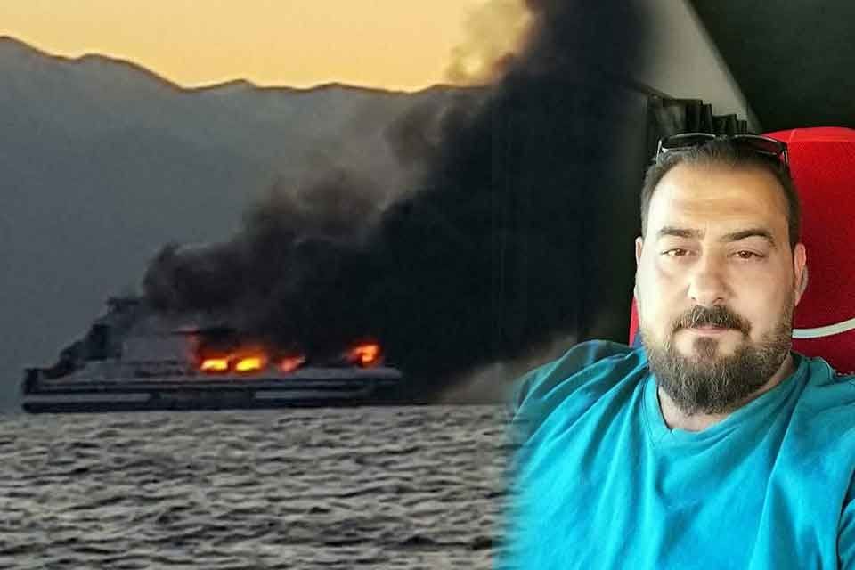 İtalya a&ccedil;ıklarındaki feribot yangınında kaybolan TIR şof&ouml;r&uuml; Mehmet &Ccedil;akır'dan (42),