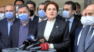İYİ Parti Genel Başkanı Meral Akşener, Montr&ouml; Antlaşmasının tartışmaya a&ccedil;ılmasına