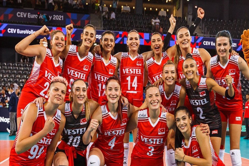 A Milli Kadın Voleybol Takımı, 2021 CEV Avrupa Şampiyonası'ndaki 3.