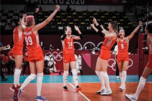 2021 Avrupa Voleybol Şampiyonası'nda Filenin Sultanları, çeyrek finalde Polonya'yı setlerde