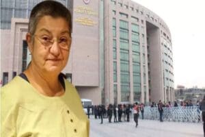 Bug&uuml;n &Ccedil;ağlayan Adliyesi'nde hakim karşısına &ccedil;ıkacak olan Şebnem Korur Fincancı'yla