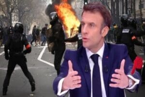 Fransa'da tartışmalı emeklilik reformunun kabul edilmesinin ardından Cumhurbaşkanı Emmanuel Macron'un,