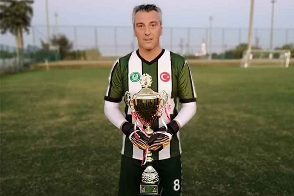Ege B&ouml;lgesi Masterlar Futbol Federasyonu Ligi'nin final ma&ccedil;ında veteran kaleci