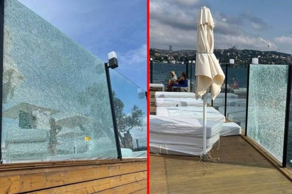 Galatasaray Adası'na kimliği belirsiz kişi ya da kişiler tarafından silahla