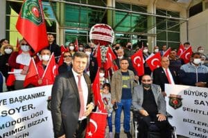 İzmir&rsquo;deki gazi ve şehit yakınları, Sosyal Hizmetler Dairesi Başkanlığı b&uuml;nyesinde
