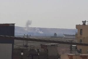 Gaziantep'in Karkamış il&ccedil;esine, Suriye'deki ter&ouml;r &ouml;rg&uuml;t&uuml; PKK/YPG kontrol&uuml;ndeki b&ouml;lgeden atılan
