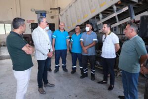 Gaziemir Belediyesi Destek Hizmetleri Müdürlüğü’ne bağlı Makine İkmal Birimi, belediyeye