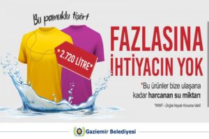 Yaşanan iklim krizi ve kuraklık sorununa dikkat çeken Gaziemir Belediyesi,