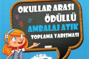 Gaziemir Belediyesi’nin okullarda düzenlediği geri dönüşebilen atık toplama yarışması başladı.