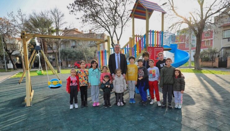 Gaziemir’de, park ve yeşil alanlara 44 milyonluk yatırım